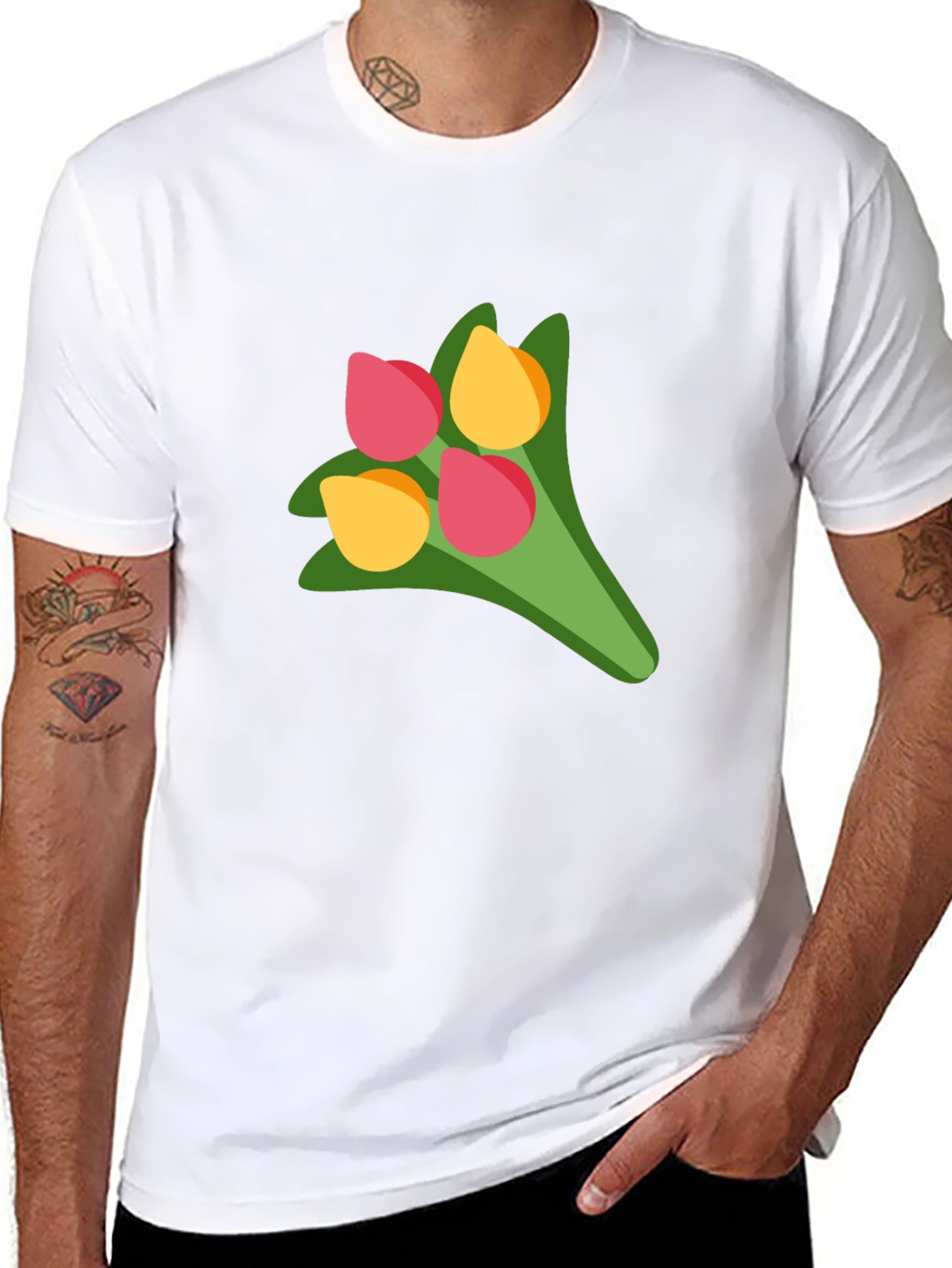 Floral Bouquet T-Shirt - Stylish & Comfortable