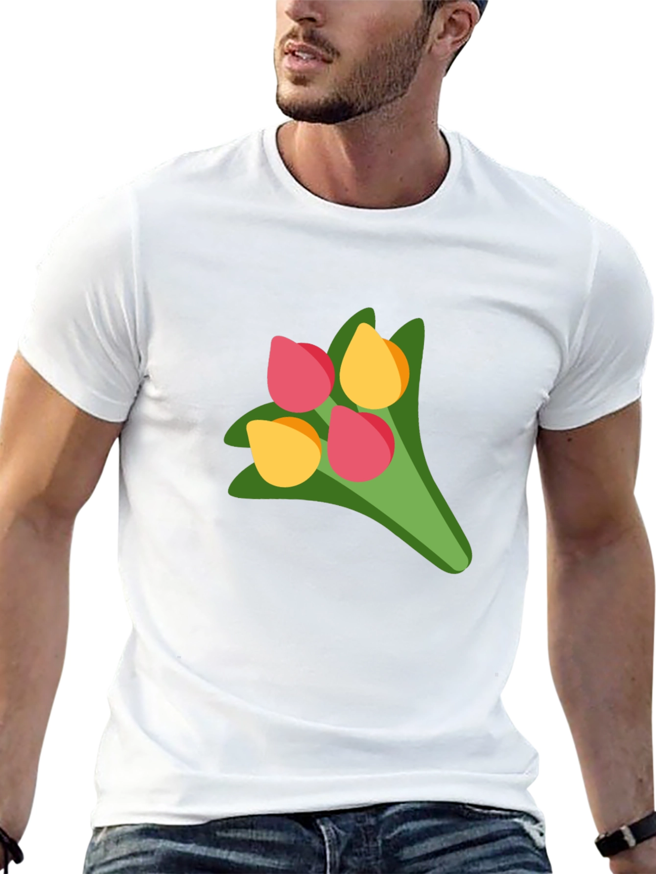 Floral Bouquet T-Shirt - Stylish & Comfortable
