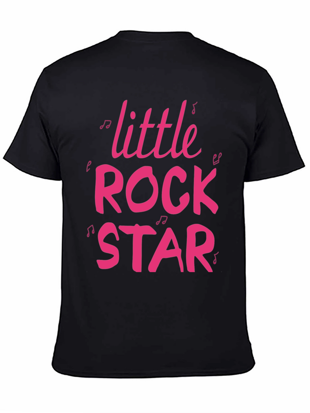 Little Rock Star Graphic Tee - Black