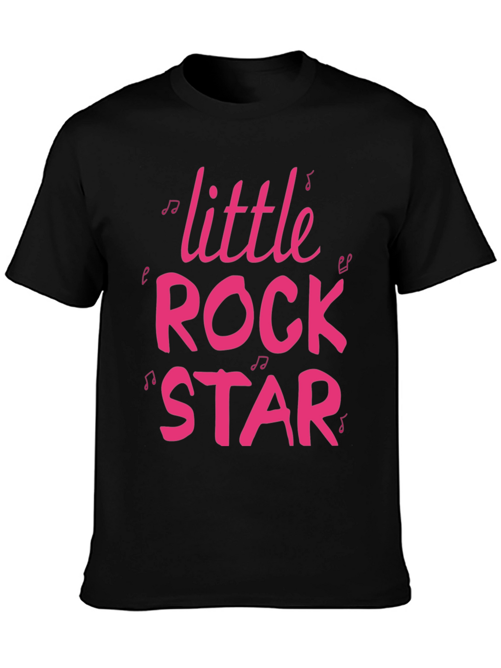 Little Rock Star Graphic Tee - Black