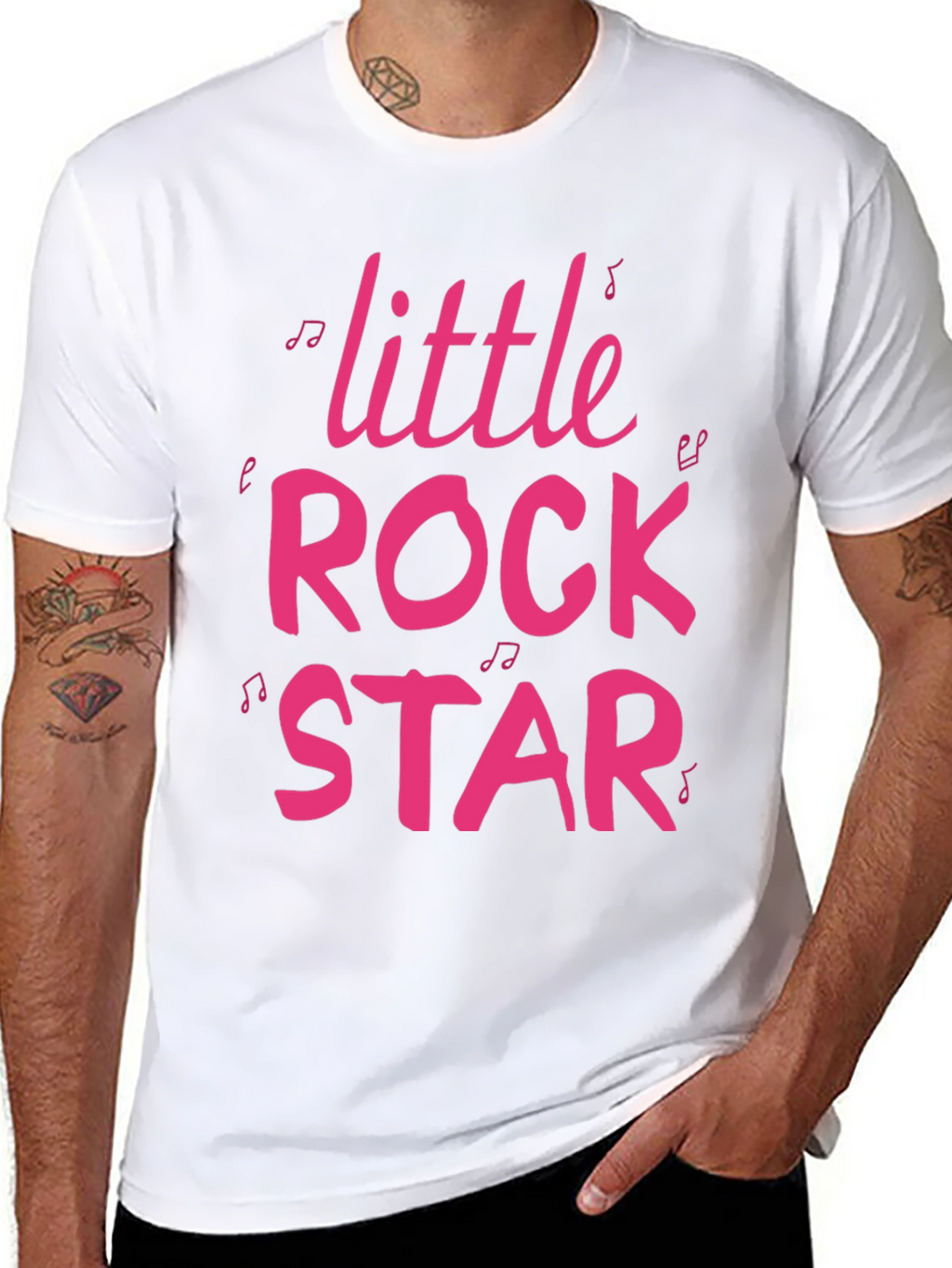 Little Rock Star Graphic Tee - Black