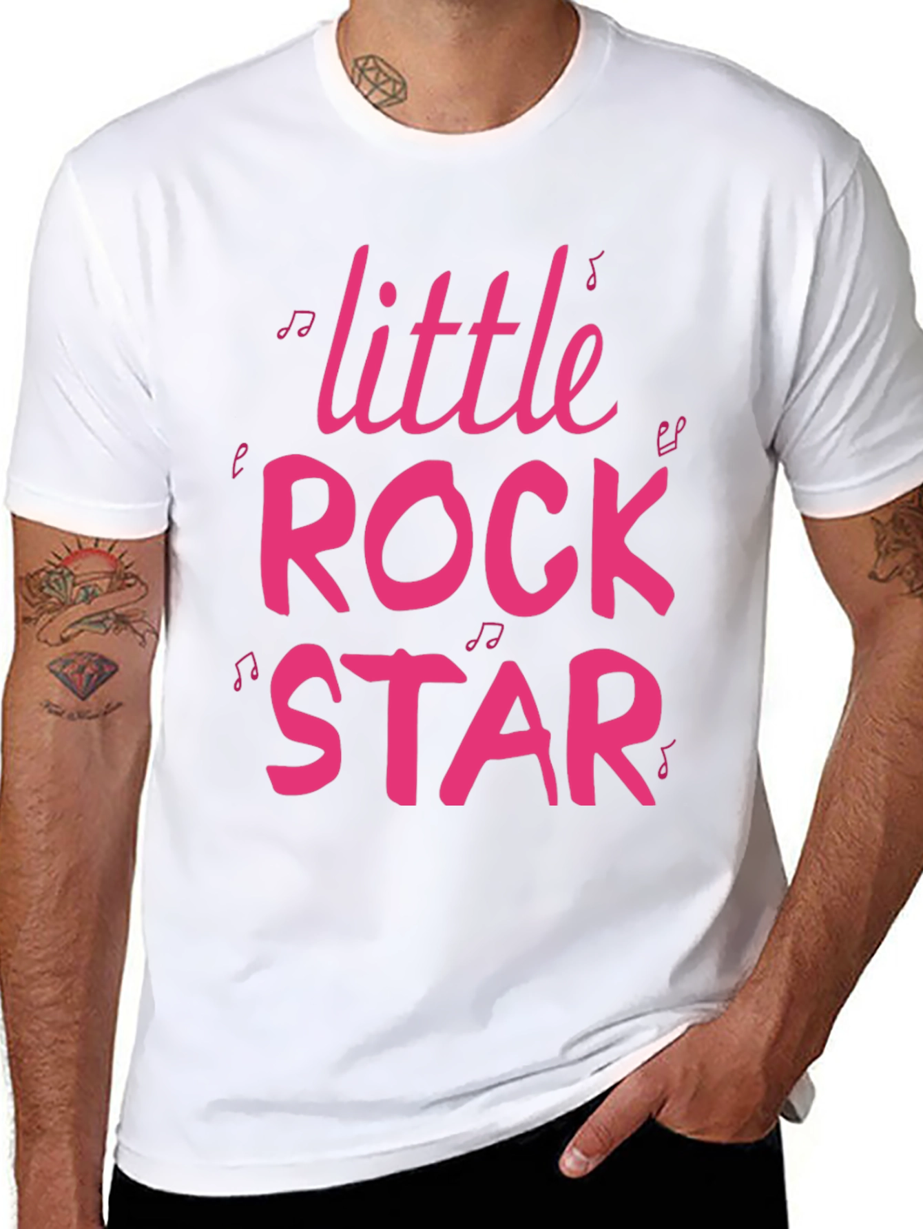 Little Rock Star Graphic Tee - Black