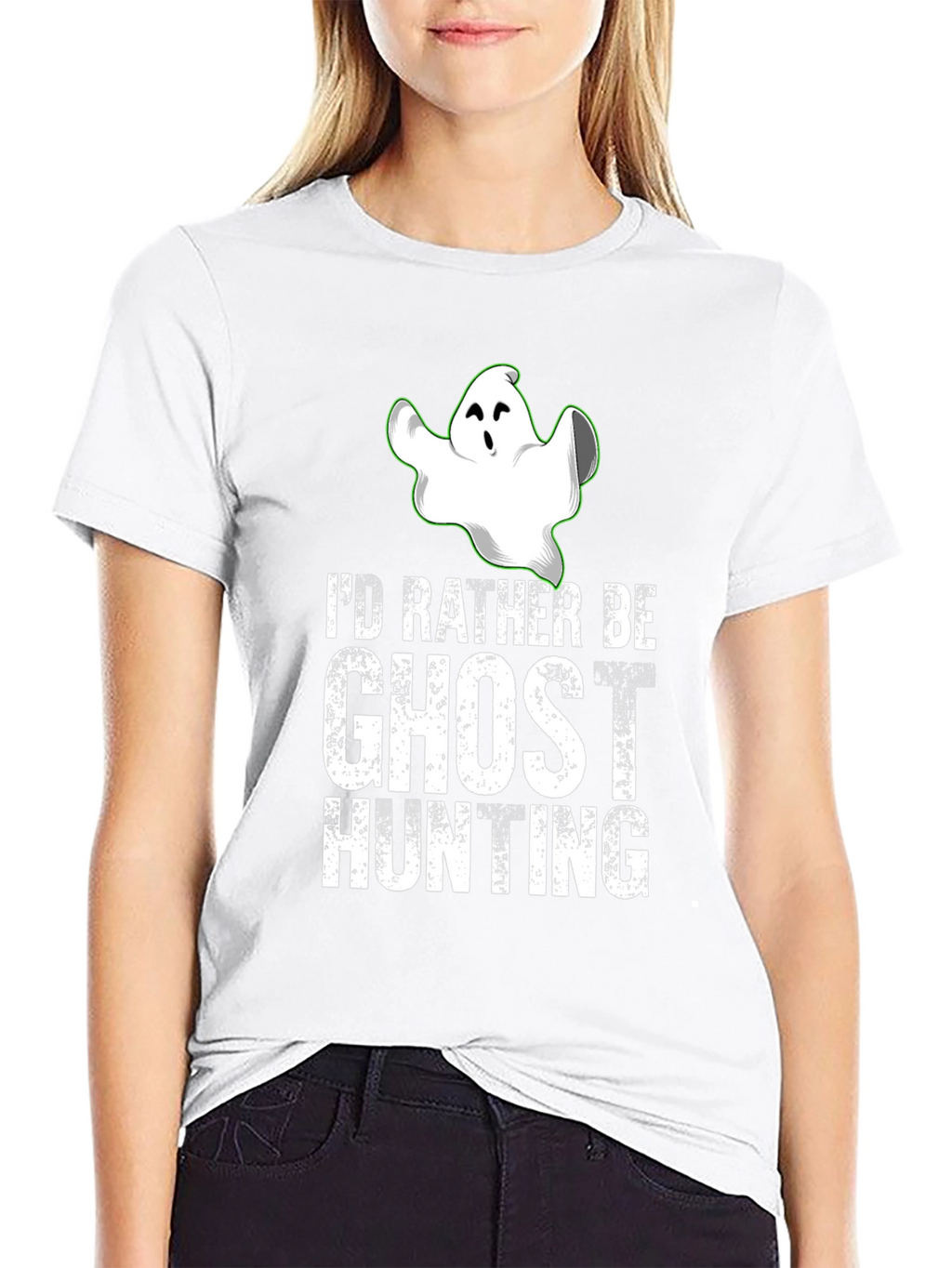 Ghost Hunting Graphic Tee - Spooky Season Shirt