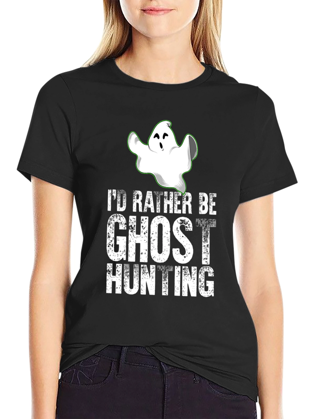 Ghost Hunting Graphic Tee - Spooky Season Shirt