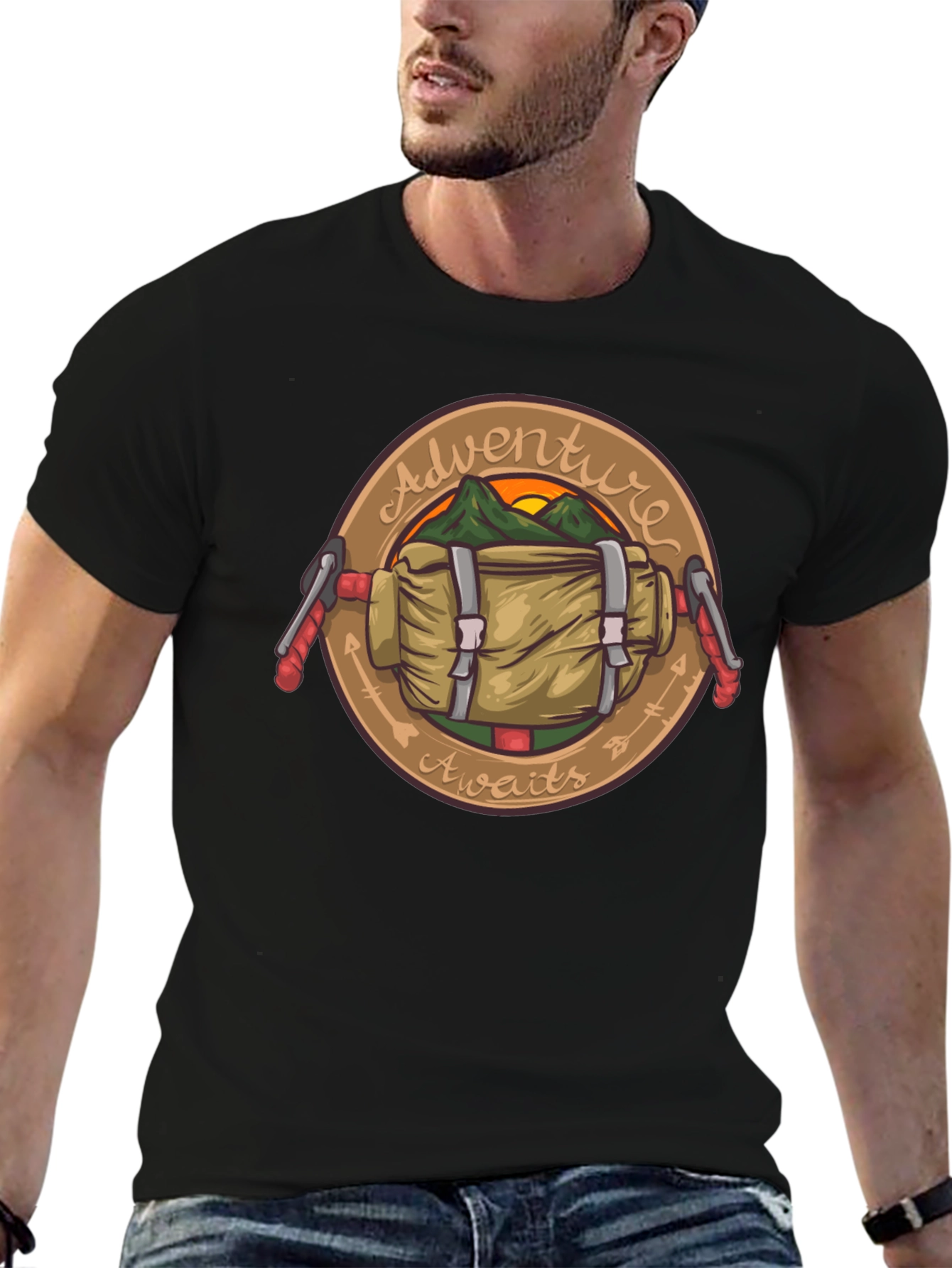 Adventure Awaits T-Shirt - Graphic Tee for Outdoor Lovers