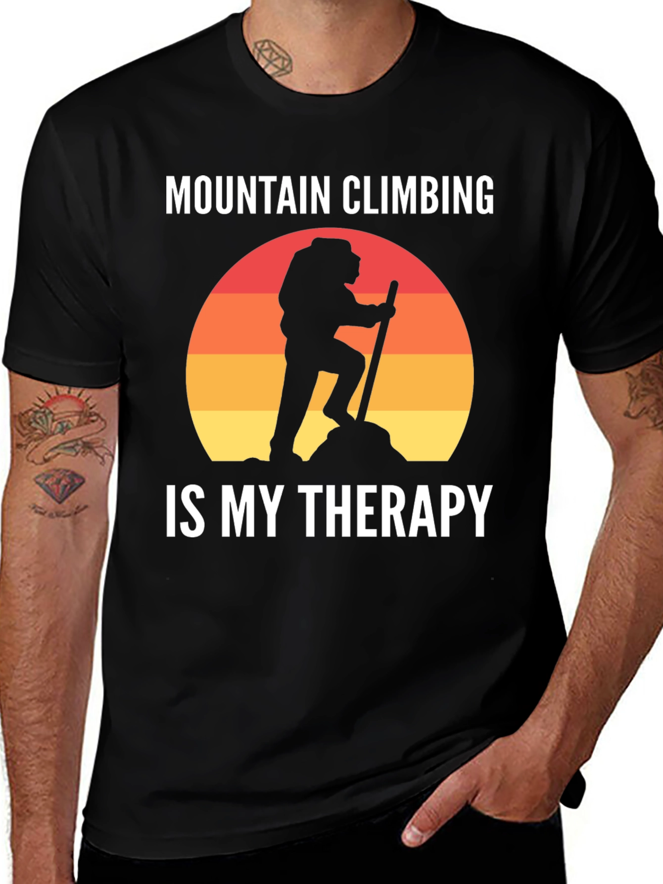 Mountain Climbing Therapy T-Shirt
