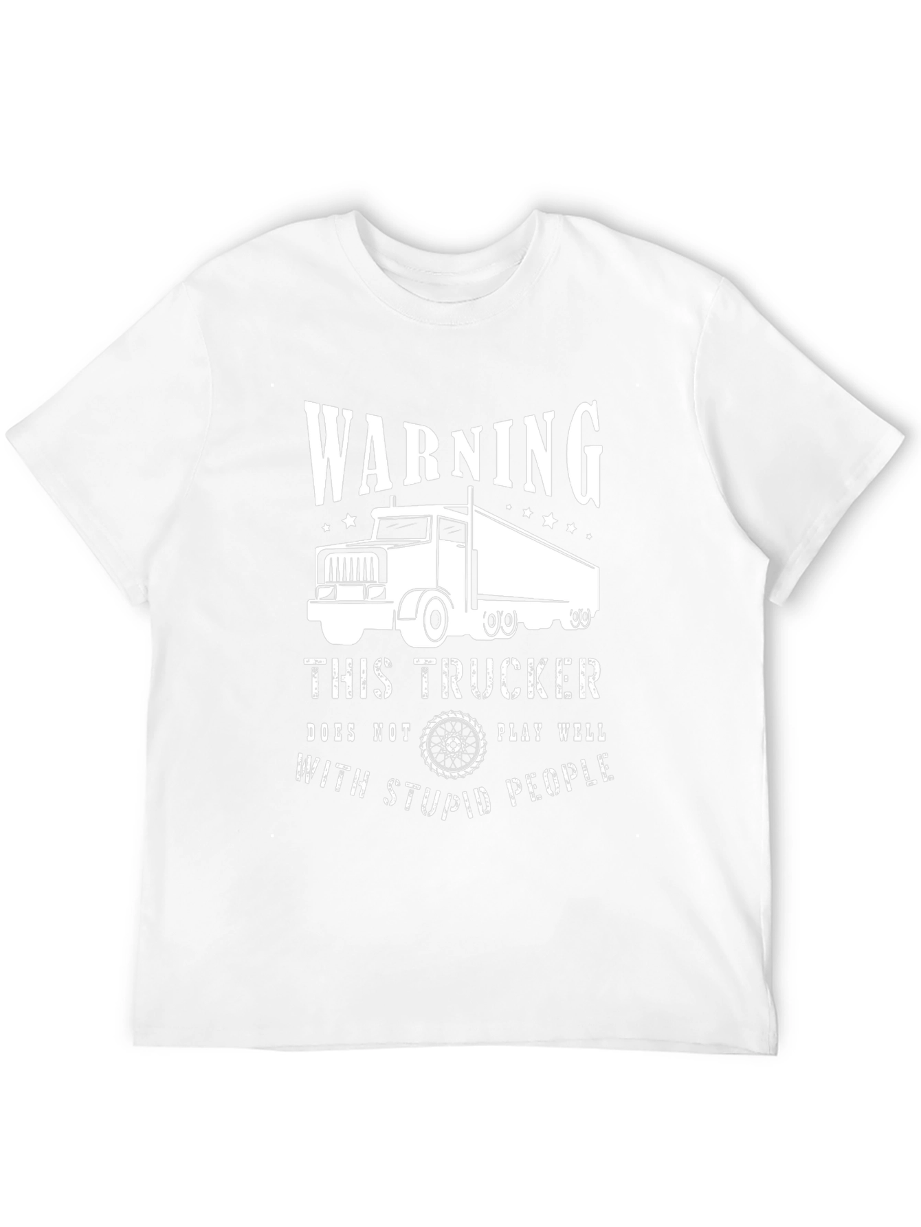 Warning Trucker T-Shirt