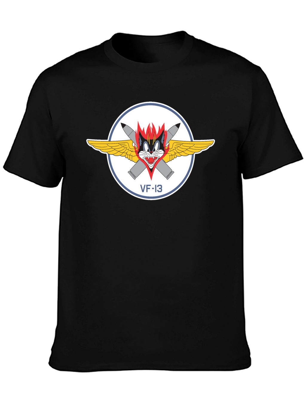 VF-13 Cats T-Shirt - Black