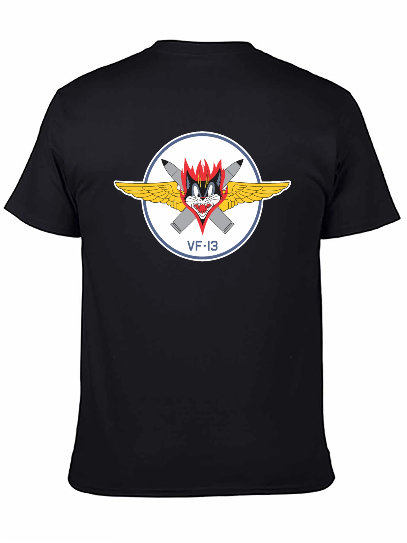 VF-13 Cats T-Shirt - Black