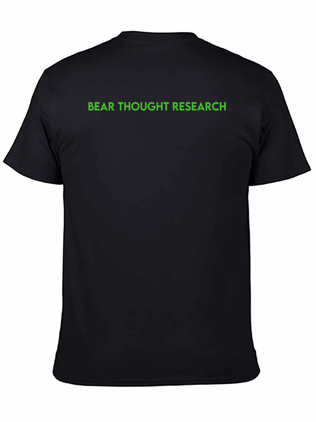 Bear Thought Research Black T-Shirt