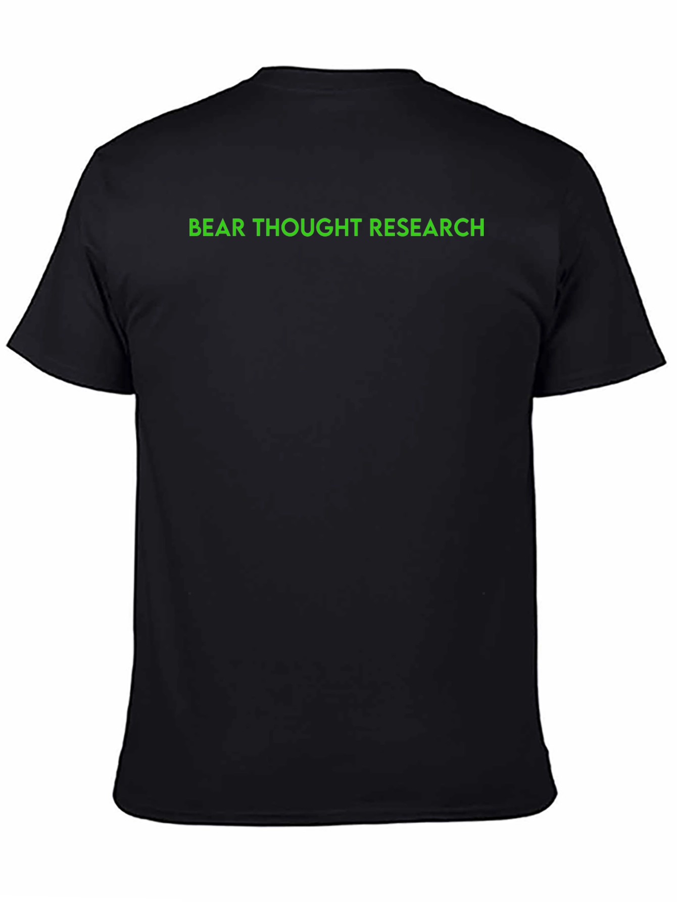 Bear Thought Research Black T-Shirt