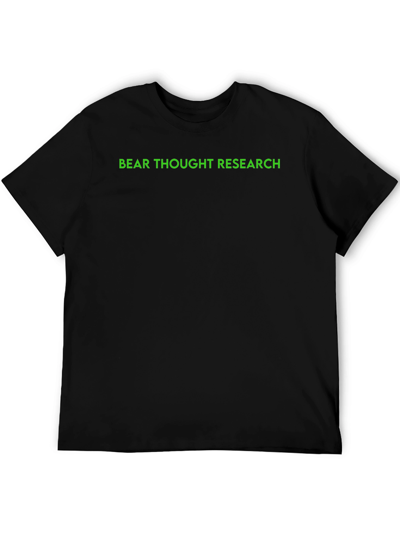 Bear Thought Research Black T-Shirt