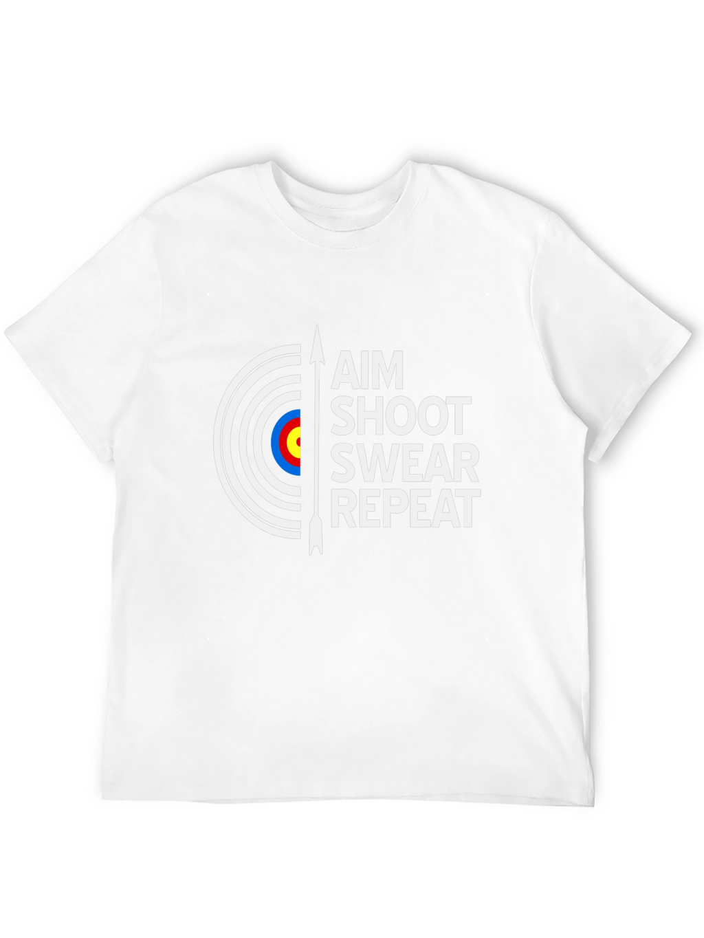 Archery T-Shirt - Aim Shoot Swear Repeat