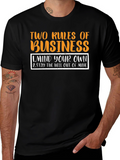 Two Rules of Business Black T-Shirt