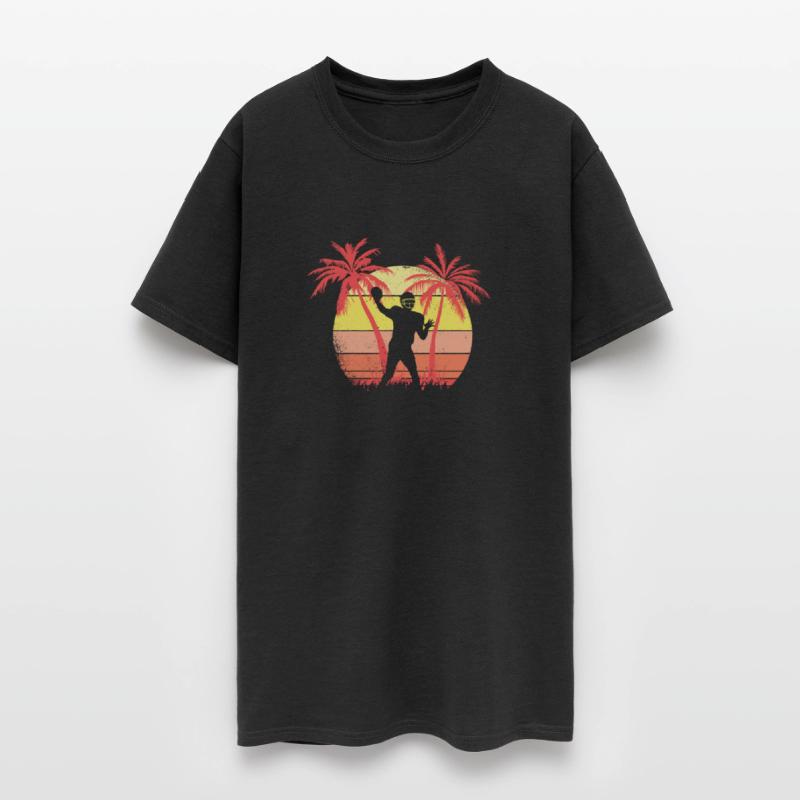 Quarterback Throw American Football Summer Sunset