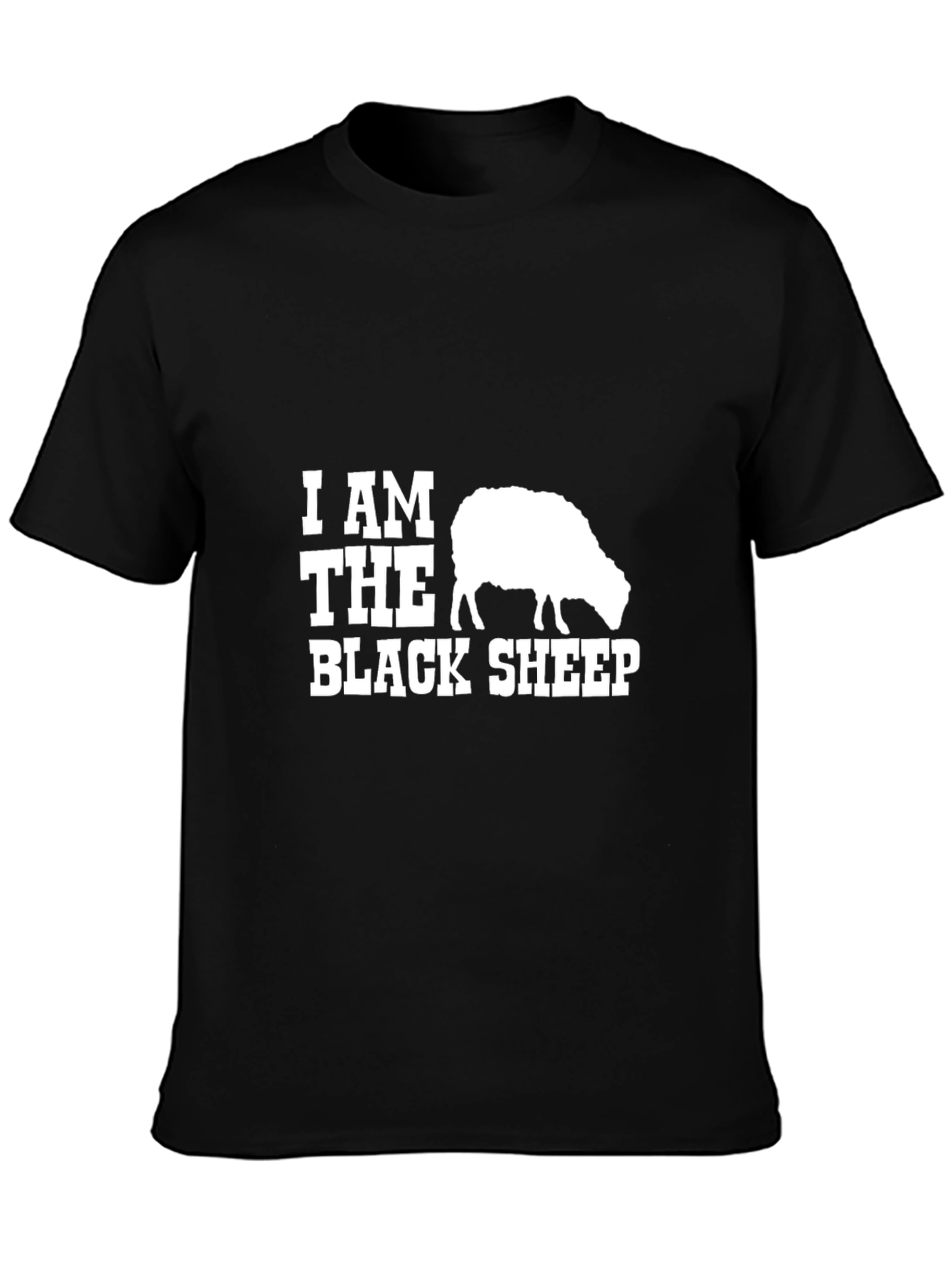 Black Sheep Graphic T-Shirt - Trendy Casual Tee