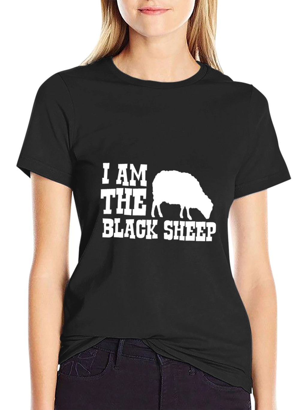 Black Sheep Graphic T-Shirt - Trendy Casual Tee