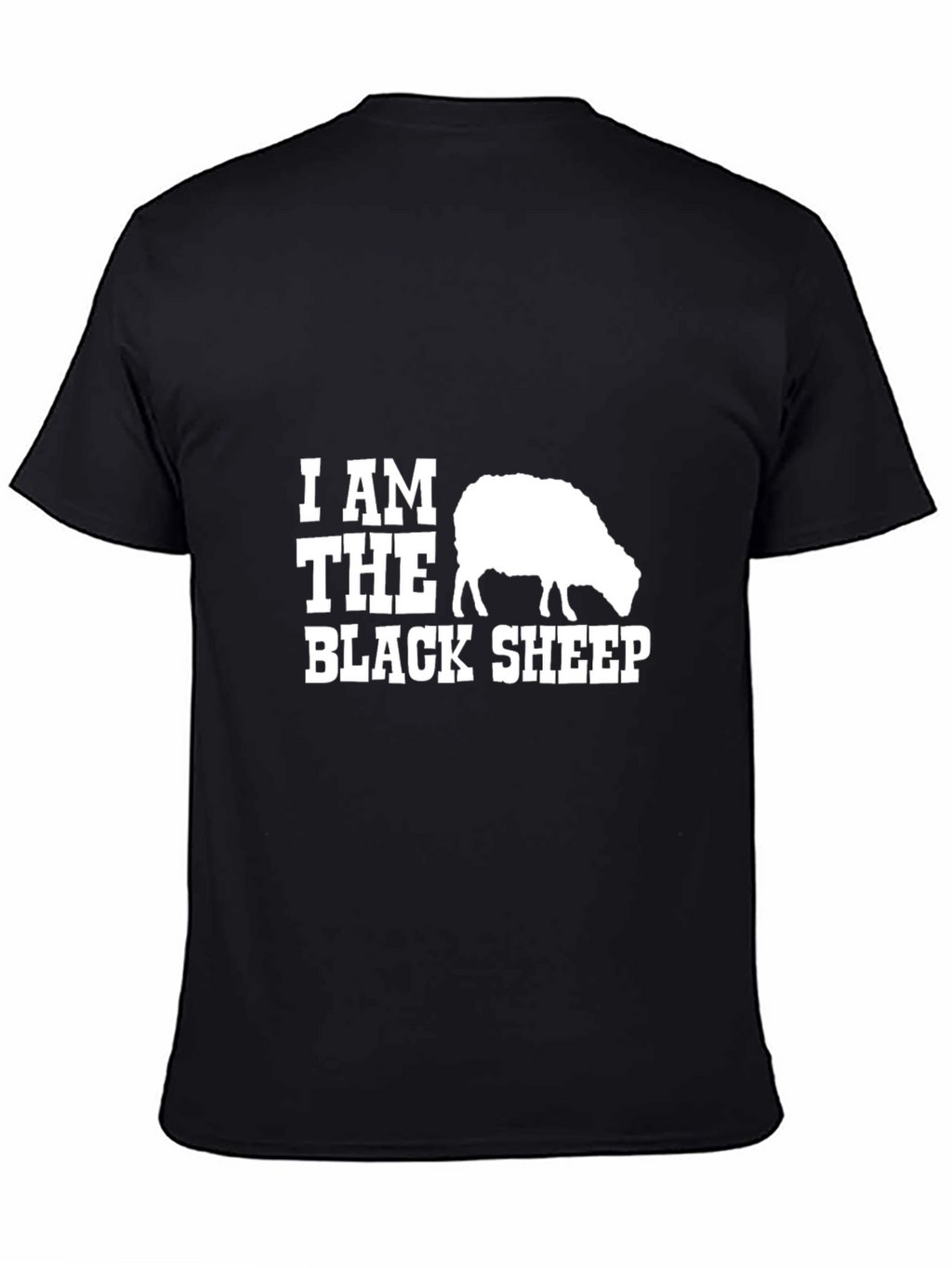 Black Sheep Graphic T-Shirt - Trendy Casual Tee
