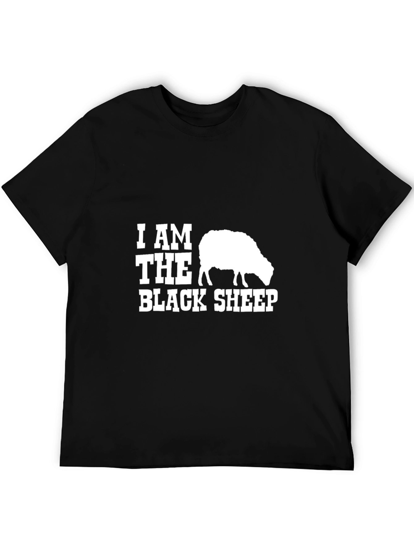 Black Sheep Graphic T-Shirt - Trendy Casual Tee