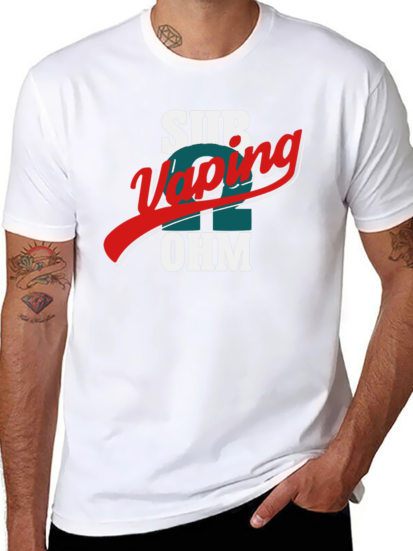 Sub Ohm Vaping T-Shirt - Premium Black Tee