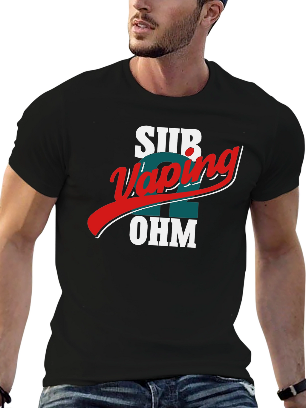 Sub Ohm Vaping T-Shirt - Premium Black Tee