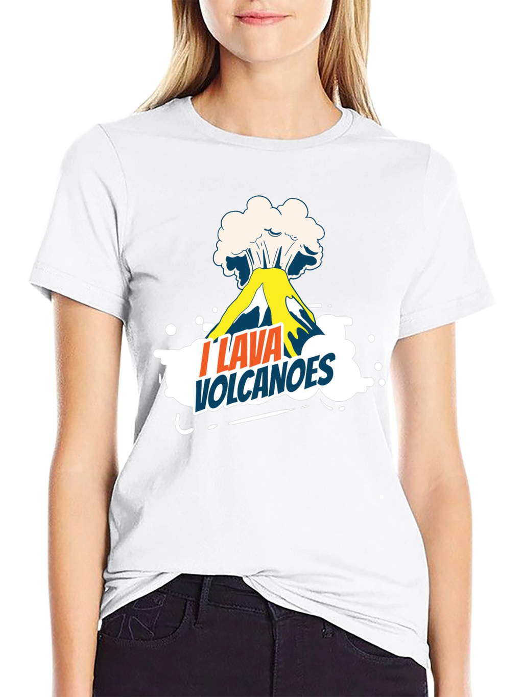 I Lava Volcanoes Graphic Tee - Black T-Shirt