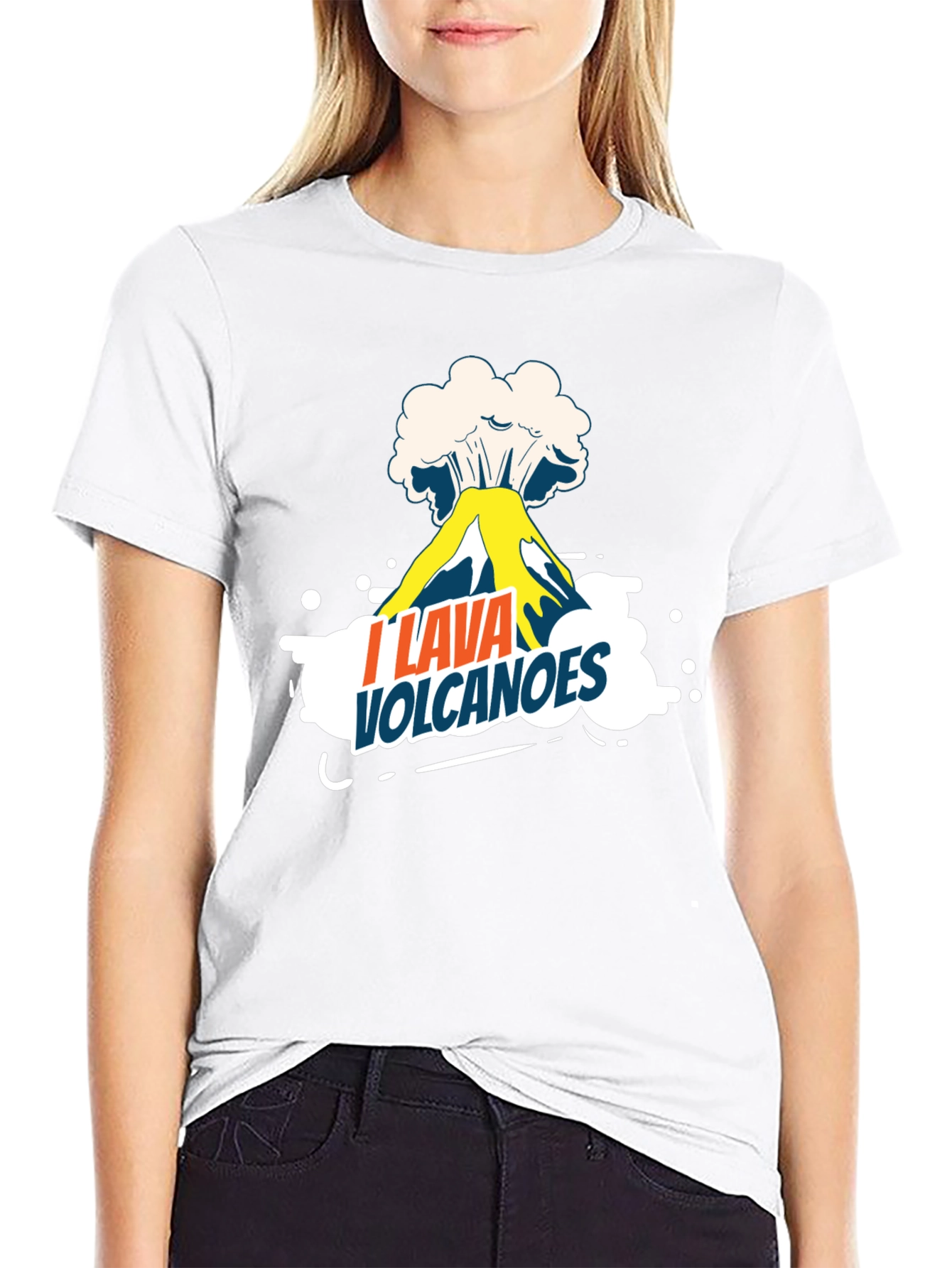 I Lava Volcanoes Graphic Tee - Black T-Shirt