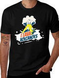 I Lava Volcanoes Graphic Tee - Black T-Shirt
