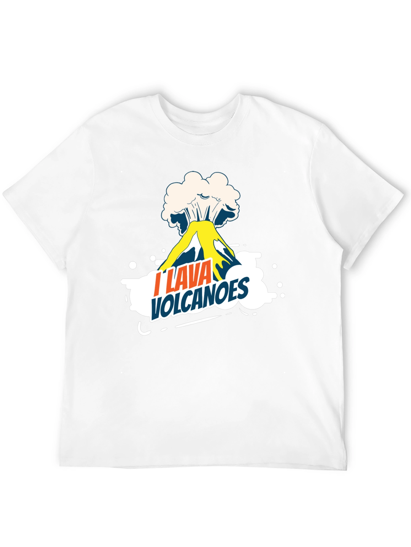 I Lava Volcanoes Graphic Tee - Black T-Shirt