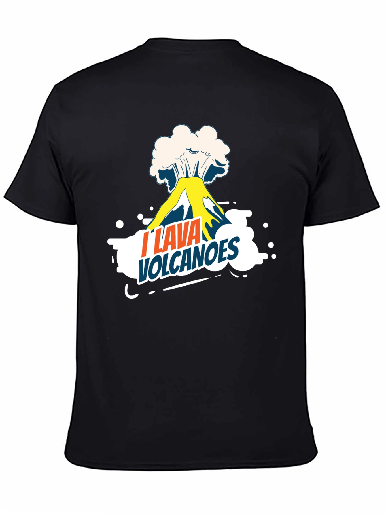 I Lava Volcanoes Graphic Tee - Black T-Shirt
