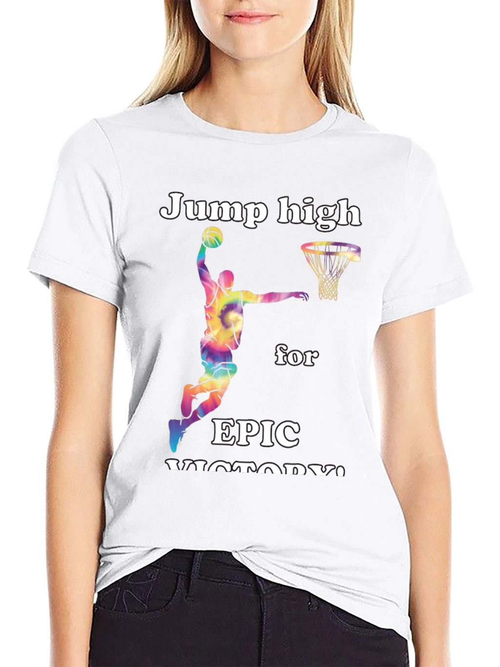 Jump High Epic Victory Graphic Tee
