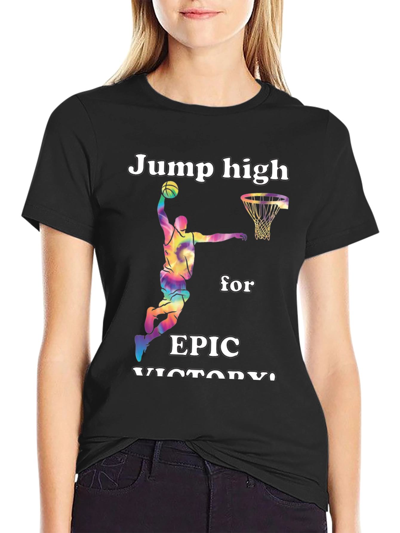 Jump High Epic Victory Graphic Tee