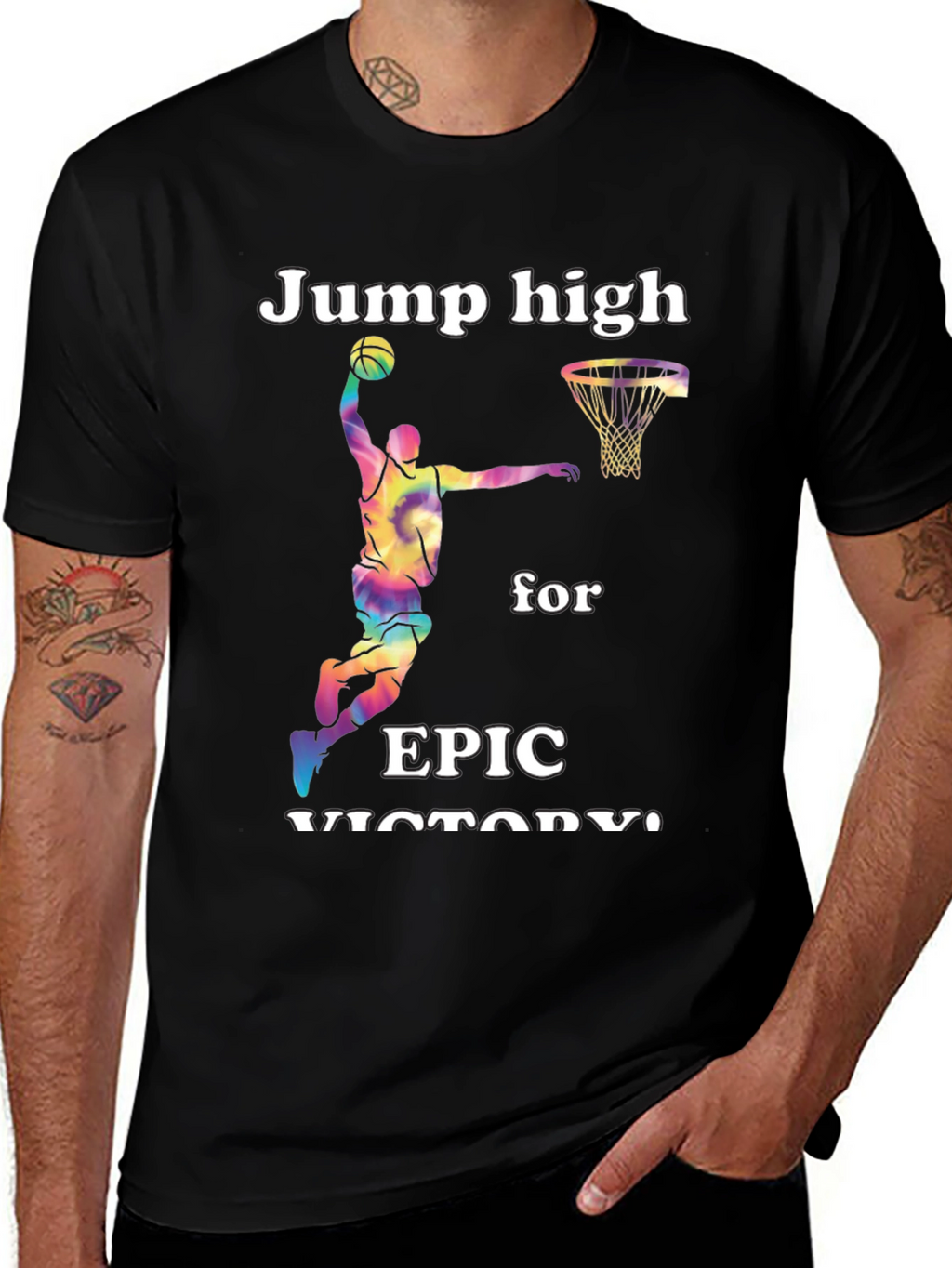 Jump High Epic Victory Graphic Tee