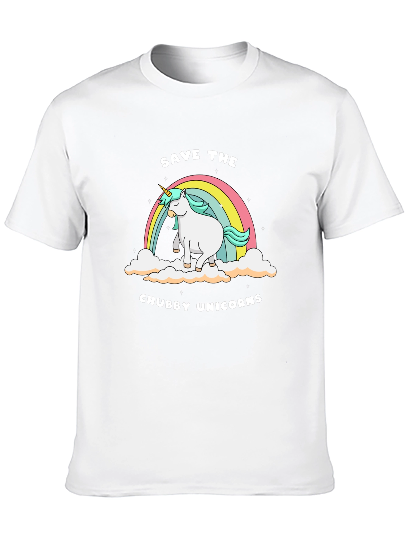 Save the Chubby Unicorns Tee
