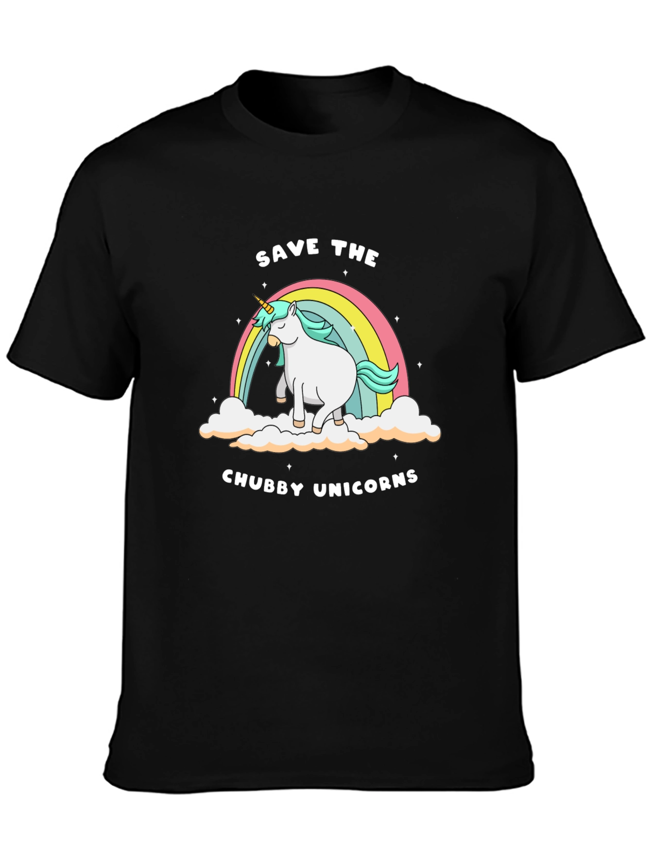 Save the Chubby Unicorns Tee
