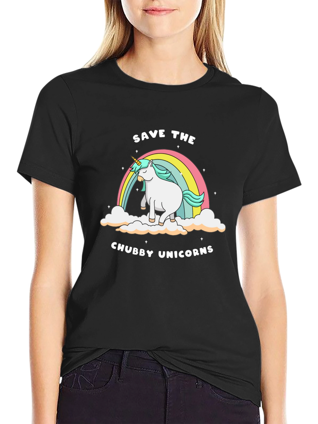 Save the Chubby Unicorns Tee
