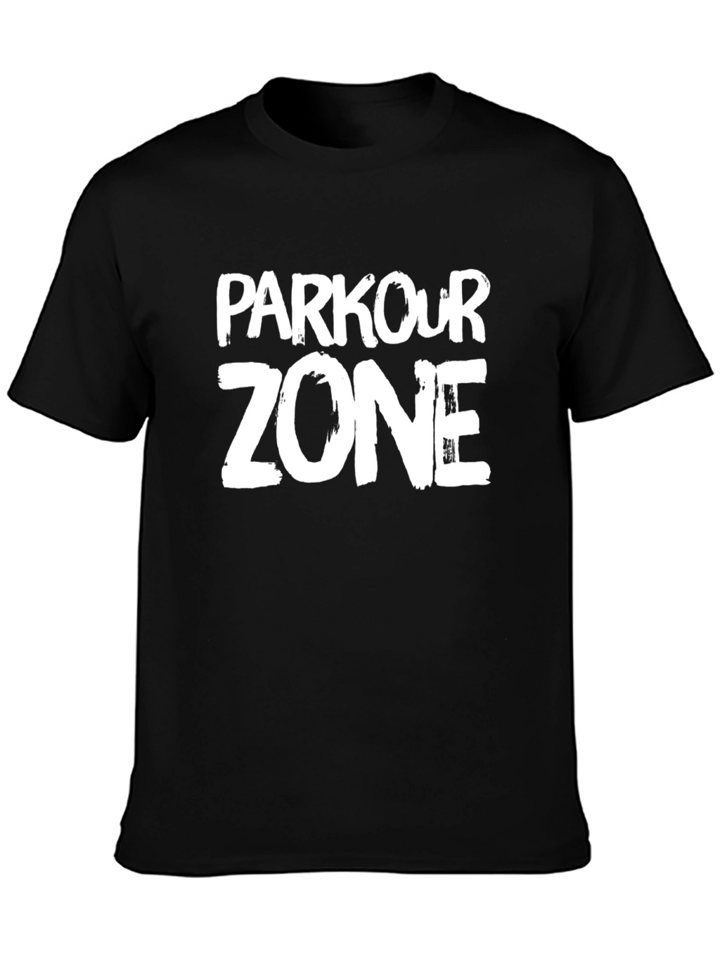 Parkour Zone Graphic Tee - Urban Style Black T-Shirt