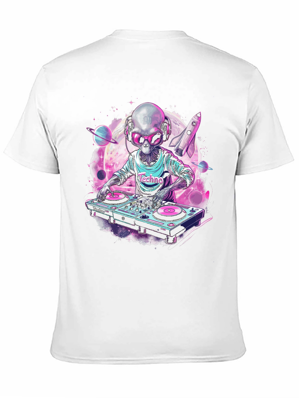DJ Alien T-Shirt - Techno Space Music