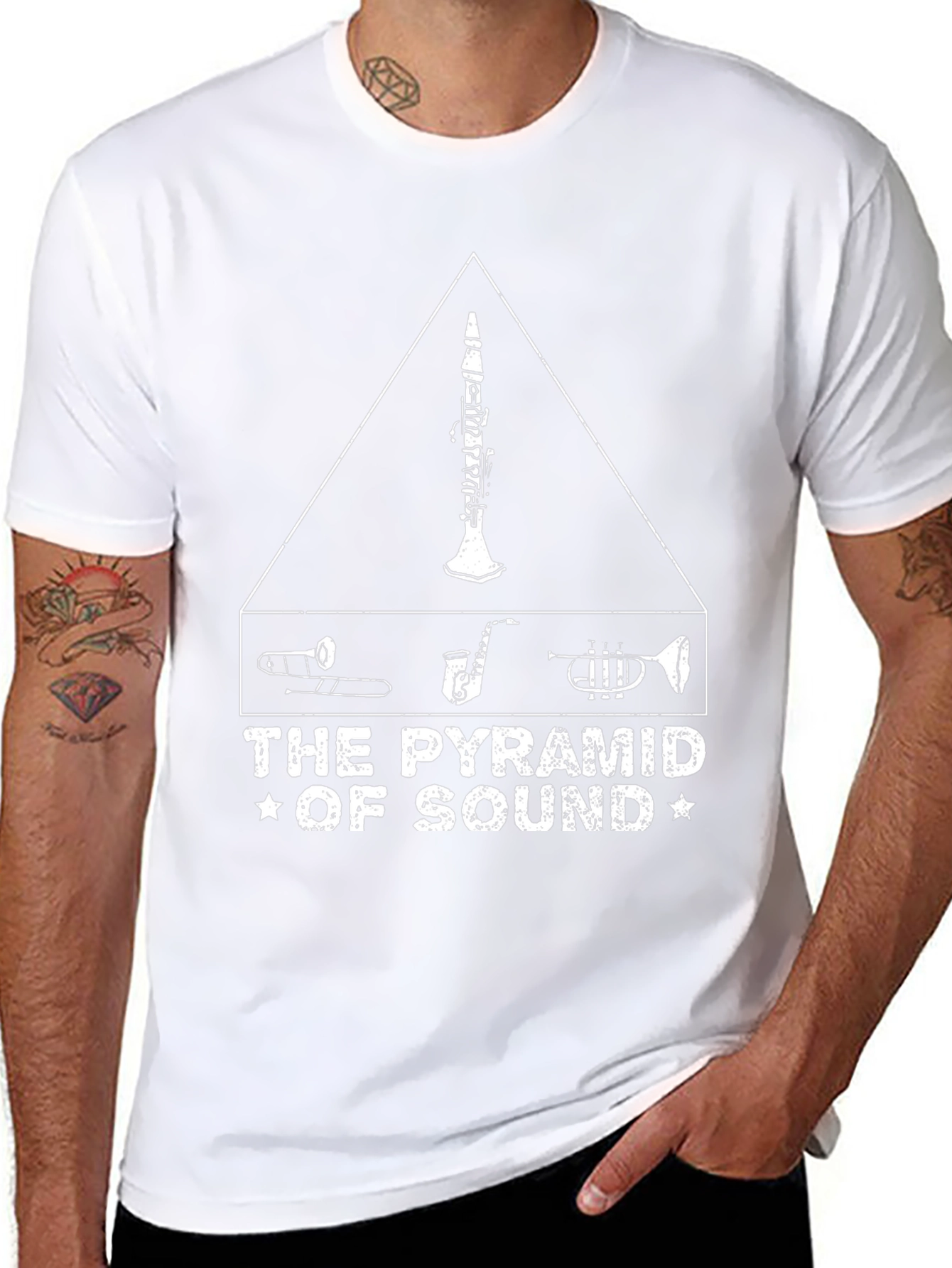 The Pyramid of Sound T-Shirt - Musician Tee