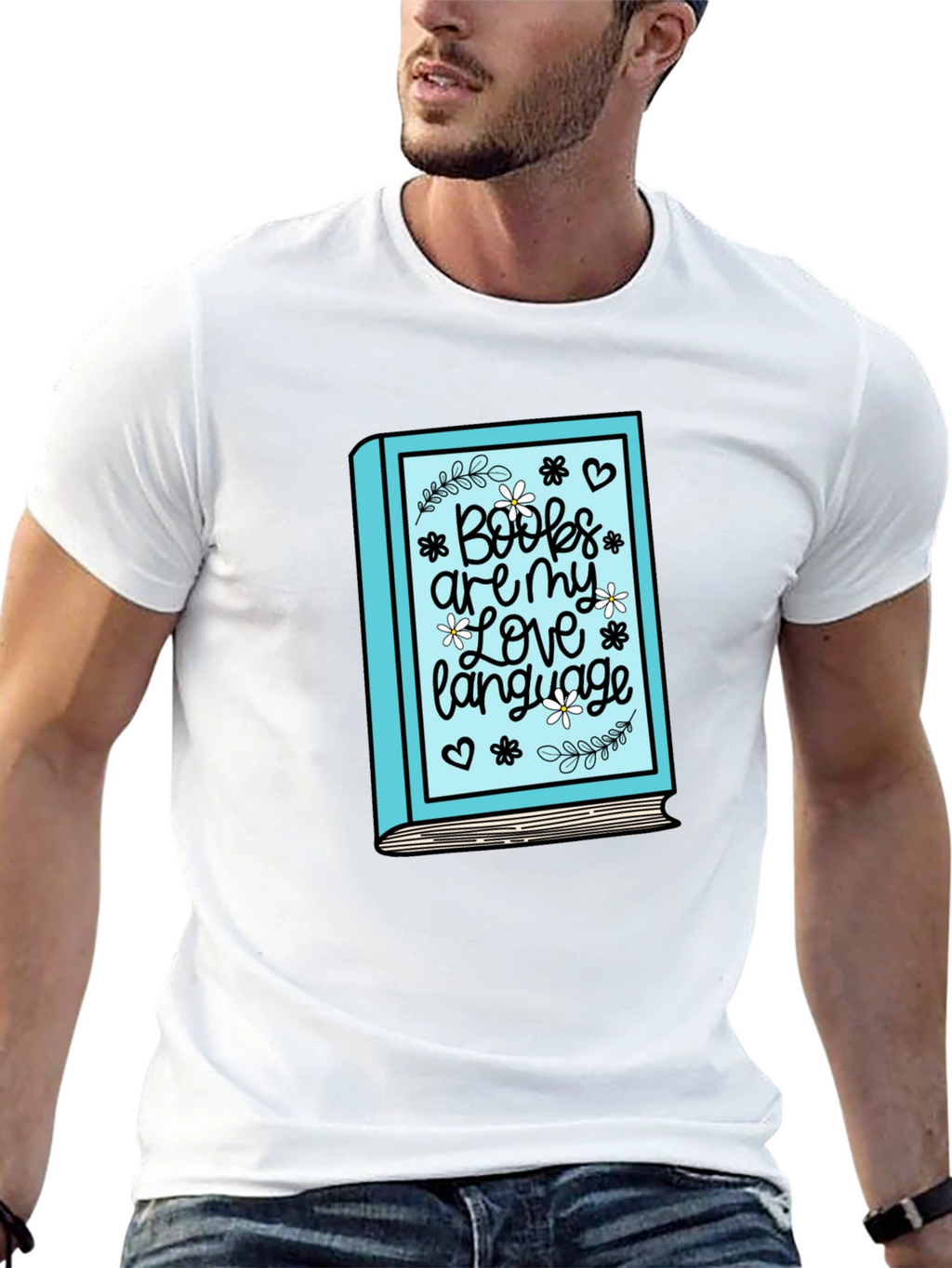 Book Lover T-Shirt: Books Are My Love Language