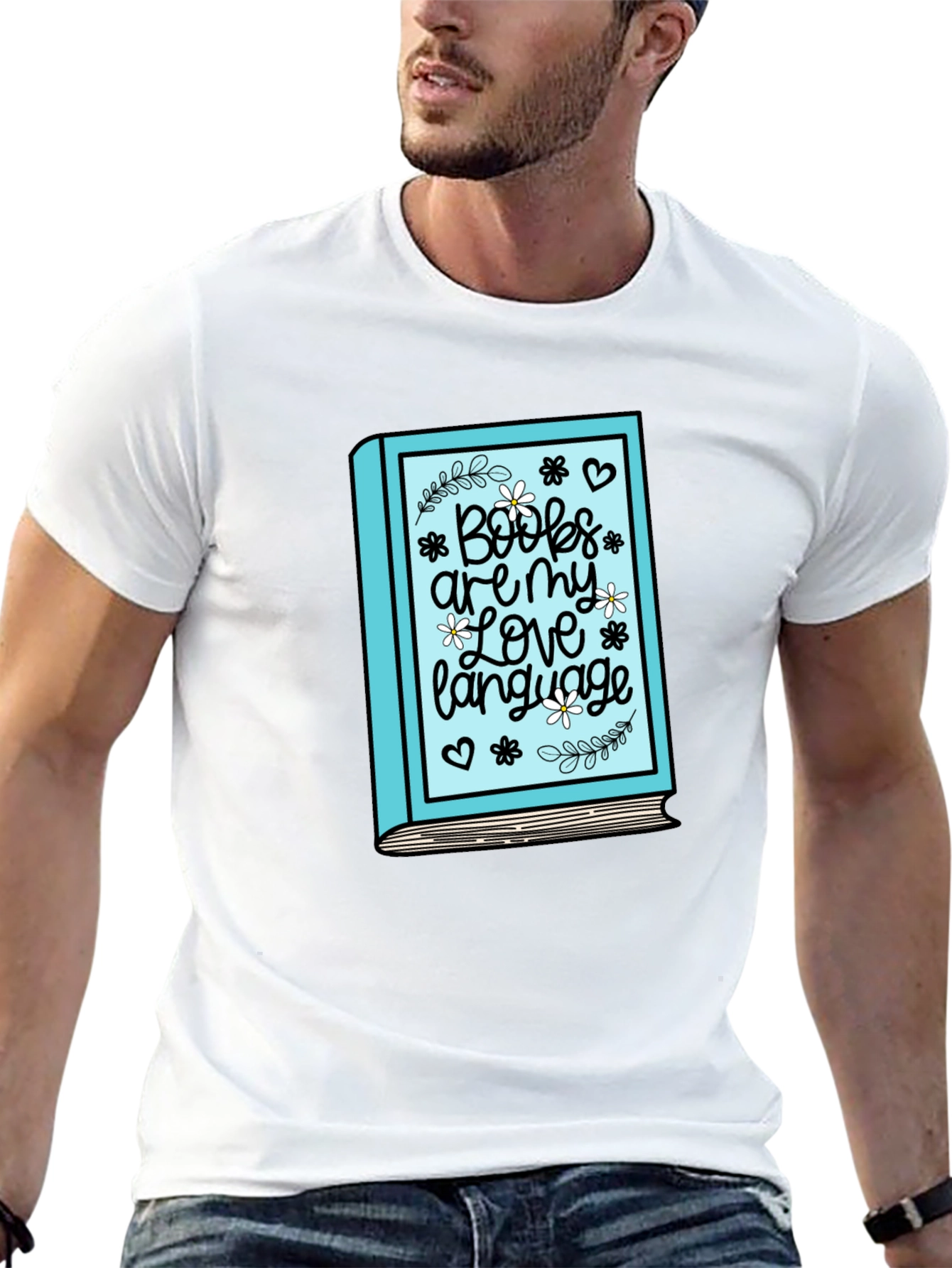 Book Lover T-Shirt: Books Are My Love Language