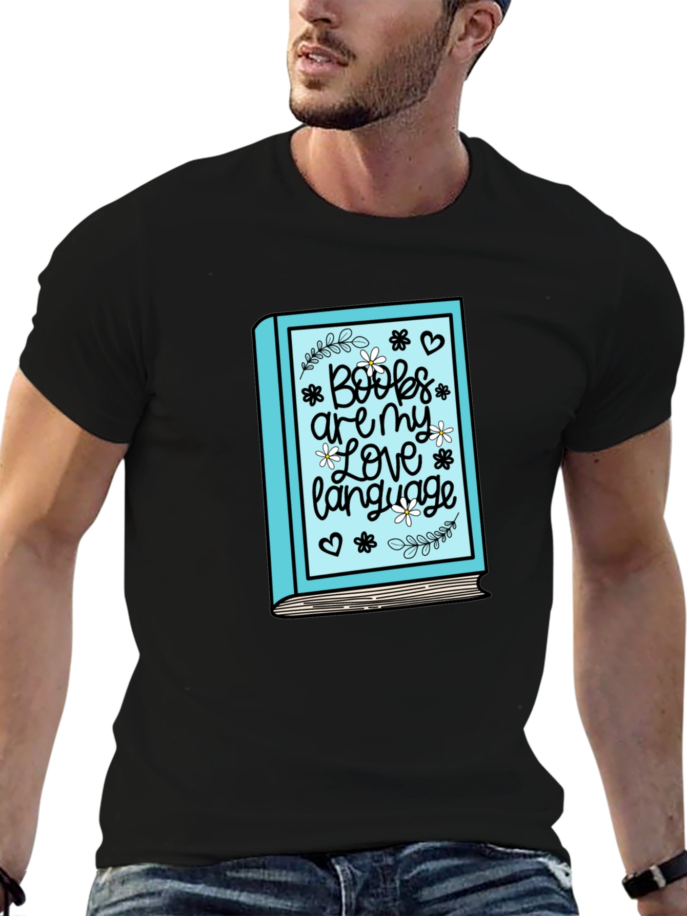 Book Lover T-Shirt: Books Are My Love Language