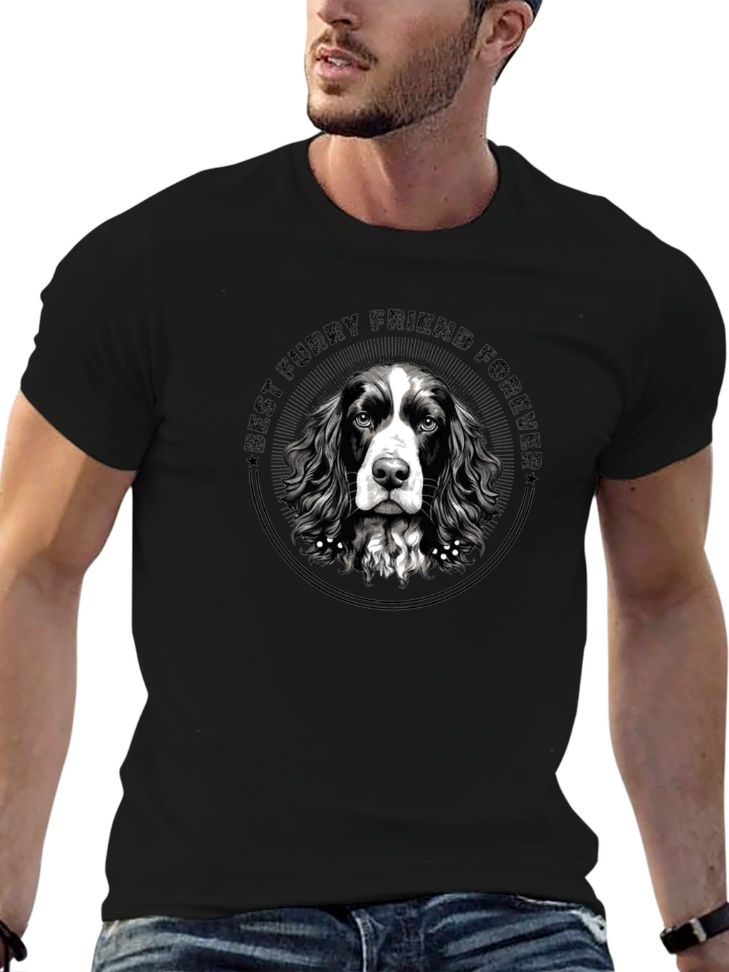 Best Furry Friend Forever Dog Graphic Tee
