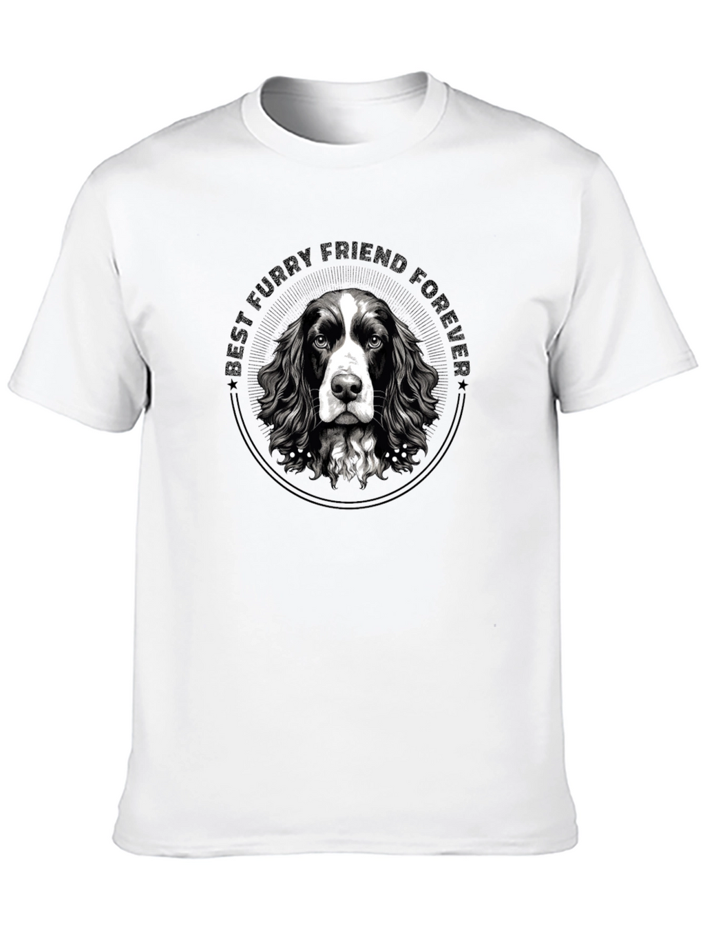 Best Furry Friend Forever Dog Graphic Tee
