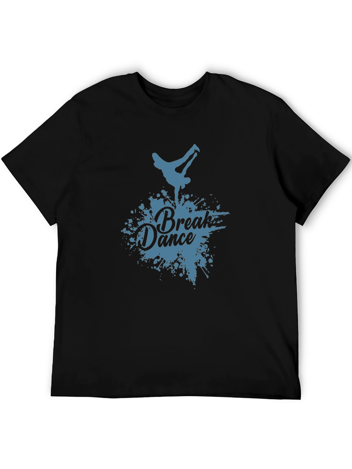 Break Dance Graphic Black T-Shirt