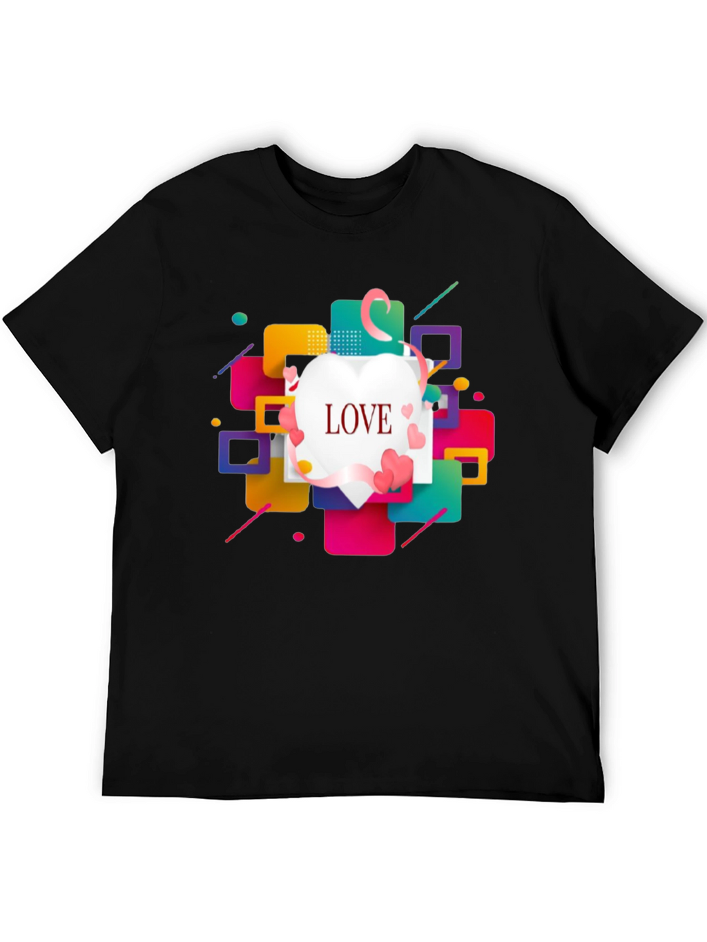 Love Graphic Print T-Shirt - Stylish Casual Tee