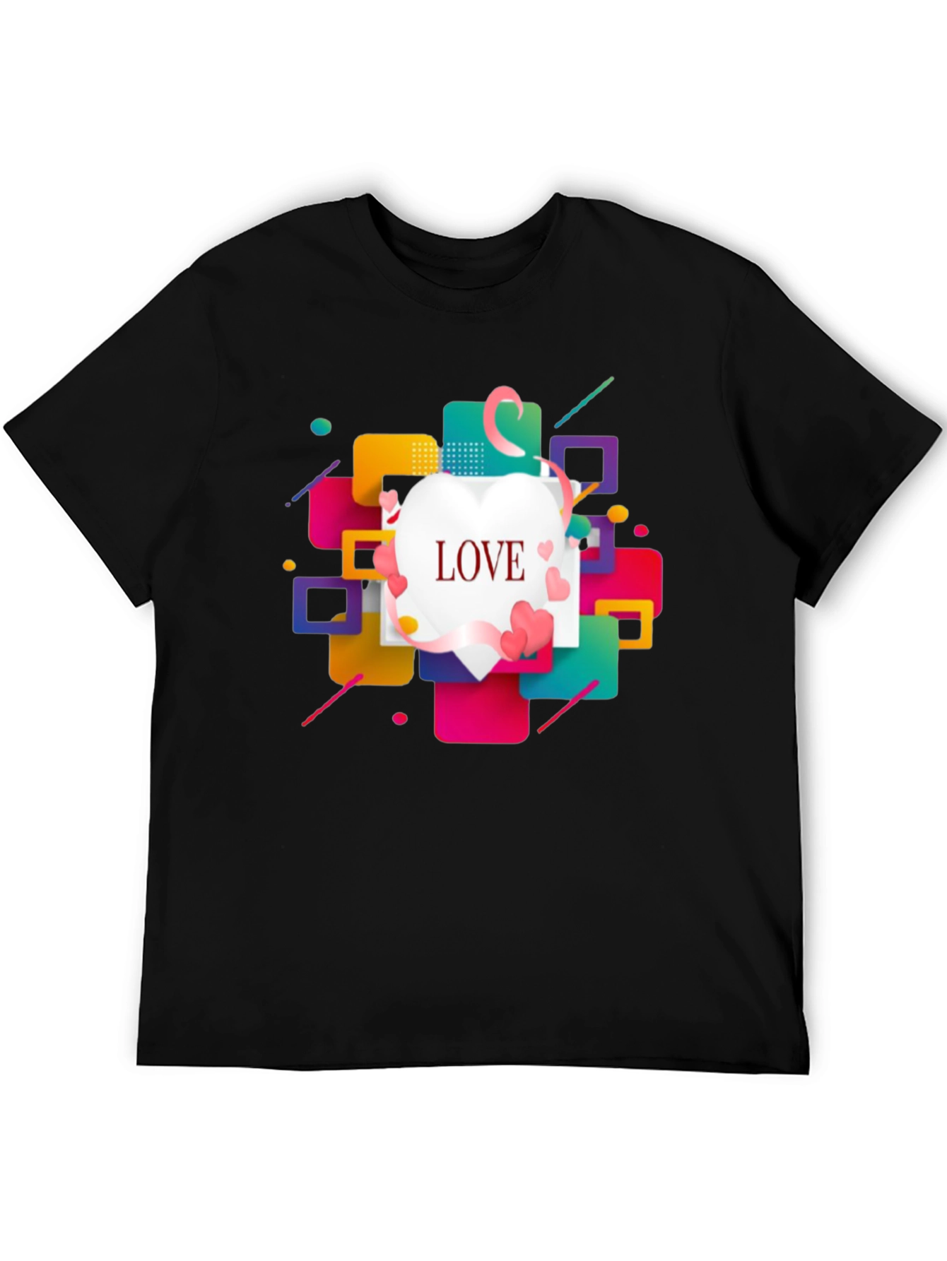 Love Graphic Print T-Shirt - Stylish Casual Tee