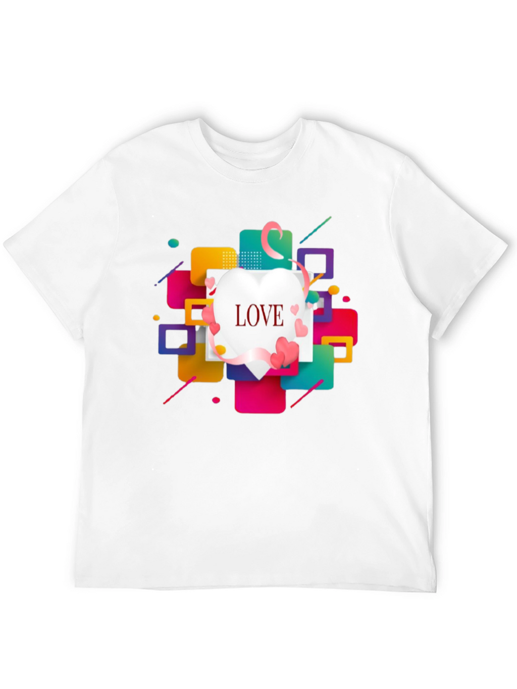 Love Graphic Print T-Shirt - Stylish Casual Tee
