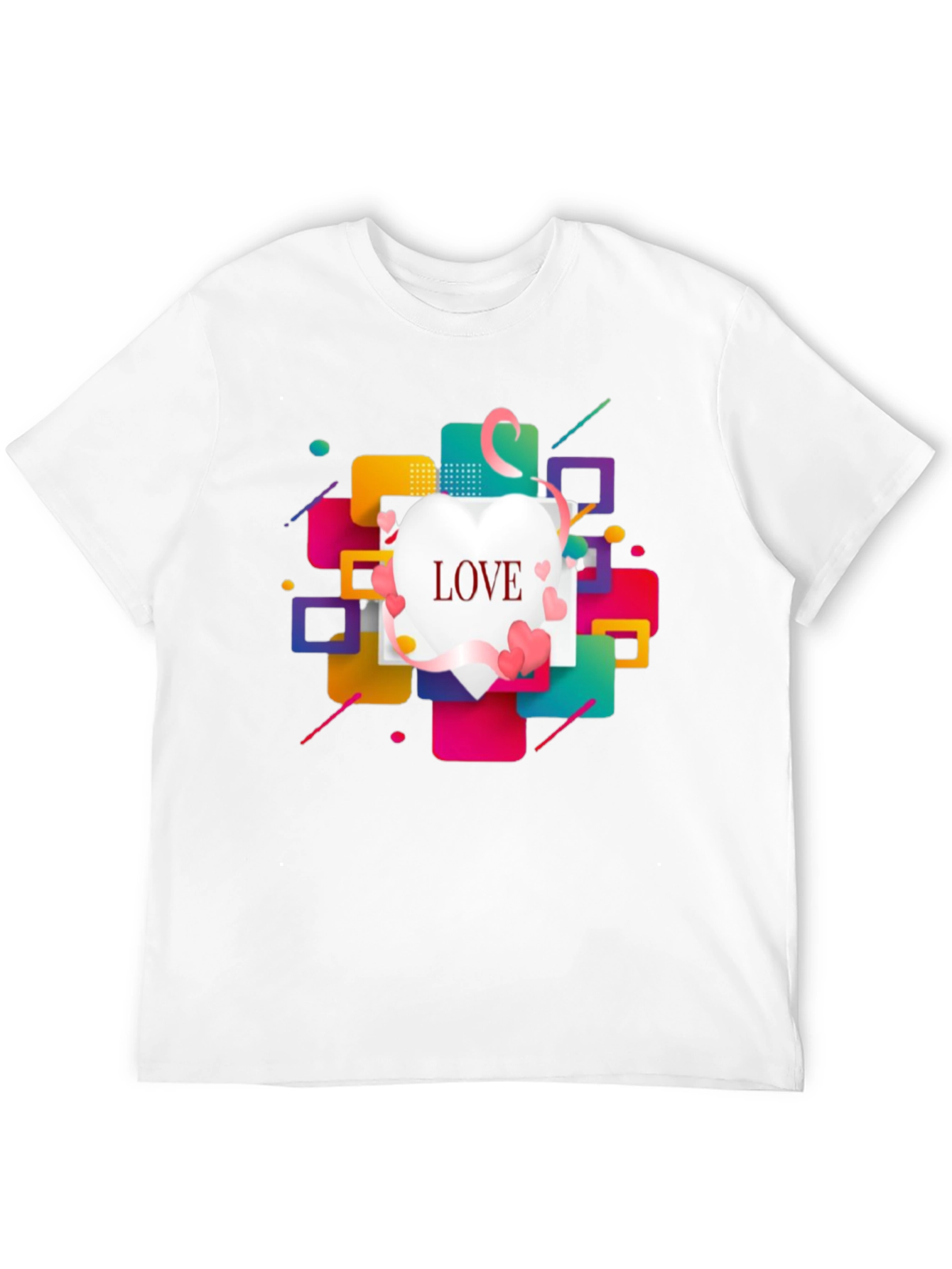Love Graphic Print T-Shirt - Stylish Casual Tee