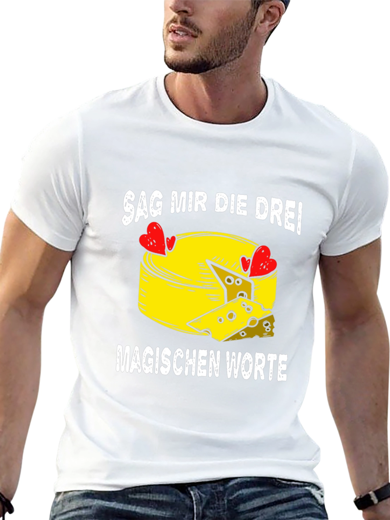 Say the Three Magic Words Cheese Lovers Tee
